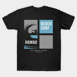 Hawaii Beach Surf T-Shirt